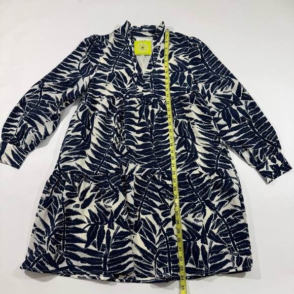 New THML Laguna Palm A Line Dress Long Sleeve - Picture 4 of 6